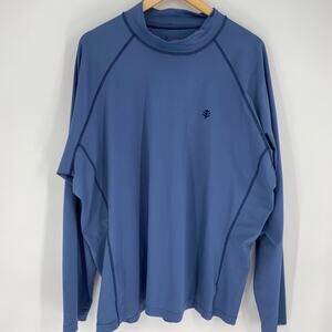 Coolibar Shirt Men’s XXL Blue Sun Protection UPF50+ Outdoor Fishing Hiking